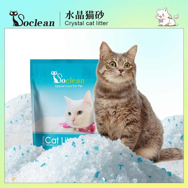 Silicone cat litter